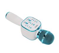 RiToEasysports Microfono Wireless Bluetooth, Altoparlante da 5 W con Effetto Riverbero Sonoro, Gamma di Frequenza 100 Hz-10 KHz, Batteria Integrata da 2000 MAh, per la Registrazione di Canti