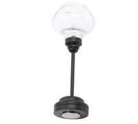 RiToEasysports Mini Lampadario, Plafoniera a LED in Miniatura in Scala 1:12 con Interruttore On/off, Illuminazione Accogliente per il Bar del Soggiorno della Cucina della Casa delle Bambole (BLACK)
