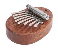 RiToEasysports Mini Pianoforte a Pollice, Kalimba Portatile a 8 Tasti con Ciondolo Squisito e Corpo in Mogano, per Bambini, Amici, Amanti della Musica, Compleanno, Regalo di Natale
