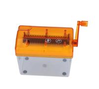 RiToEasysports Mini Shredder Crank Shredder Struttura Compatta Manuale di Carta per Ufficio -Desktop, Facile da Usare Portable per Documento Cartaceo (ORANGE)