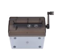 RiToEasysports Mini Shredder Crank Shredder Struttura Compatta Manuale di Carta per Ufficio -Desktop, Facile da Usare Portable per Documento Cartaceo (GRAY)