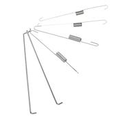 RiToEasysports Molla dell'acceleratore 2 Set Asta di Collegamento del Regolatore in Metallo e Molla di Controllo della velocità per Motori GX140 GX160 GX200 Parti di Ricambio del Generatore a