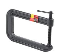 RiToEasysports Morsetto a C per la Lavorazione del Legno di Tipo G per Impieghi Gravosi, Struttura in Acciaio Forgiato con Asta Filettata a Spirale per Serraggio a Coppia Elevata, Ideale per