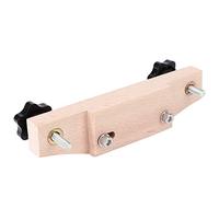 RiToEasysports Morsetto per Ponte per Chitarra, Strumento da Liutaio in Legno D'acero per la Riparazione di Chitarra con Fori Filettati in Acciaio Inossidabile, Accessori di Facile