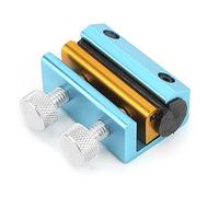 RiToEasysports Moto Motociclista a Doppio Cavo Lubricator Utensile in Gomma in Alluminio Resistente per Guida Fuoristrada ATV (Blu Oro)