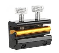 RiToEasysports Moto Motociclista a Doppio Cavo Lubricator Utensile in Gomma in Alluminio Resistente per Guida Fuoristrada ATV (oro nero)