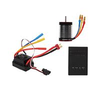 RiToEasysports Motore Brushless 3300kv, Aggiornata F540 3300kv Motore 60A Impermeabile ESC Combo CNC 6061 T6 Alloggiamento in Alluminio per 1:10 RC Telecomando Auto