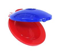 RiToEasysports Nacchera da Dito per Bambini Dal Design Adorabile, Strumento Musicale in Plastica per Far Giocare i Bambini e Migliorare la capacità di Percezione della Musica (Rosso Blu)