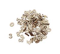 RiToEasysports Numeri Fai -da -te in Legno Sefe Sefe e Creazione Esemise per la Cultura Abitativa e Regali Che Producono 100 Pezzi/Consiglio di Tenuta del Pacchetto