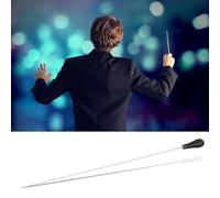 RiToEasysports Orchestra Professionale Che Conduce Musica da per Testimone Che Conduce il Bastone con una Maniglia Ergonomica per un Controllo Preciso e una Presenza Sul Palco (BLACK)