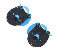 RiToEasysports Paddle a Mano 1 Coppia, Palette a Mano da Nuoto Regolabili con Borsa a Rete per Principianti, Atleti Professionisti, Miglioramenti di Tecniche di Nuoto e Postura con Fori d'acqua, (L)