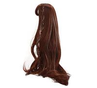 RiToEasysports Parrucca riccia marrone scuro bambola capelli lunghi di seta ad alta temperatura per 1/3 BJD Bambola DIY vestire