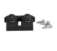 RiToEasysports Parti RC, Supporto per Paraurti Anteriore RC Aggiornamento Telecomando Connettore Paraurti Anteriore in Alluminio con Superficie Anodizzata Arrampicata Stabile per Ascent 1:18 (Black)