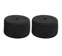 RiToEasysports Pedale Beater Head Feltro 2 pezzi Nero Feltro Battitore Battitore di Ricambio con Rondella Morbida per Jazz to Rock Stili Facile da Installare Bass Kick Pedal Accessori