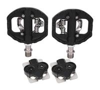 RiToEasysports Pedale Bicicletto Pedale per Biciclette Ciclistica a Leggero in Lega di Alluminio Durevole Piattaforma Doppia e Tradizionale Compatibile 82x82x27mm 443g con Meccanismo di Blocco delle