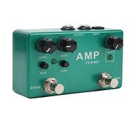 RiToEasysports Pedale Effetti per Chitarra, Pedali Effetto Boost Overdrive in Metallo Multifunzionali con True Bypass per Chitarra Elettrica