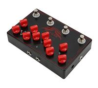 RiToEasysports Pedale per Chitarra, Pedale Effetti Sintetizzatore Multieffetto Delay + Chorus + Loop + Overdrive Accessori 4 in 1 per Chitarra Elettrica