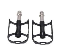 RiToEasysports Pedali Bici, 1 Paio Pedali Bici Leggeri Antiscivolo Asse in Lega Ti Pioli Posteriori per Bici Pieghevole da Strada GC-083