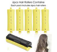 RiToEasysports Peluche per Capelli/bocchetta per Capelli per Permanente per Permrod Rullo per per 6pc Accessori di Design Concavo per lo Styling Ad Ispessimento del Colore Casuale (Numero 2)