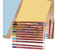 RiToEasysports Pencil Toner Colorato -Pastell Matite 12pcs Strumenti di Pittura per L'arte (Matita rosa colore del paesaggio)