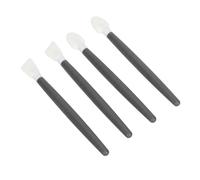 RiToEasysports Pennelli per Ombretti Applicatori di Assemblea Occhi Applicatori di Pennello per Trucco in Silicone Set di Trucco Preciso Multiuso Riutilizzabile con