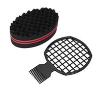 RiToEasysports Pettine per Capelli Rotante Professionale per Salone di Casa, Strumento per lo Styling per Ricci Afro, Design Ergonomico Portatile