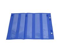 RiToEasysports Piccola Carta Tascabile Magnetica con 5 File di Tasche Trasparenti, Grafico Tascabile Colorato per Organizzare le attività, Ottimo per i Tempi del Cerchio (BLUE)