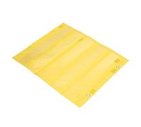 RiToEasysports Piccola Carta Tascabile Magnetica con 5 File di Tasche Trasparenti, Grafico Tascabile Colorato per Organizzare le attività, Ottimo per i Tempi del Cerchio (YELLOW)