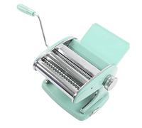 RiToEasysports Piccola Macchina per Pasta in Acciaio Inossidabile con Funzione Manuale per Arrotolare le Tagliatelle per Famiglie, Ideale per gli Amanti della Pasta (Ventosa 2 Coltelli)
