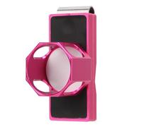 RiToEasysports Pochi di Piscina Magnetica Porta di Gesso, Portafunzione Ottagonale in Alluminio a Sezione a Sezione a Sezione a Sezione da Biliardo Segnali di Segnali Piscina con a Cinghia (Pink)