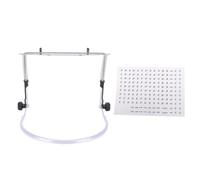 RiToEasysports Porta Armonica, Corpere Al Collo Dell'arta Armonica Regolabile con Adesivo per 10 Fori 24 Fori