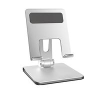 RiToEasysports Porta del Tablet, Disegno Pieghevole Anti -slip in Lega di Alluminio con Forte capacità del Cuscinetto, Ampia compatibilità, Angolo di Visualizzazione Regolabile, Design per Mani