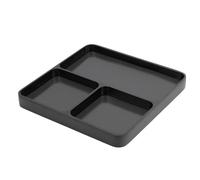 RiToEasysports Porta del Vassoio per Strumenti di Riparazione a Vite RC, Lega di Alluminio 3 Griglie Separate Piastra di Stoccaggio Elegante, Organizzazione Efficiente per varietà di Viti Piccole
