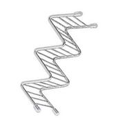 RiToEasysports Porta Taco Antiruggine a Forma di V, Supporto Taco Versatile per Hot Dog e Tacos, Perfetto per Riunioni di Famiglia, Realizzato in Acciaio Inossidabile, 1 Unità (2-3 griglie