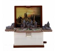 RiToEasysports Portachiavi 3D Libro, Castello Pop Up Pieghevole per Zaino | Materiale ABS, Forma Pieghevole in Miniatura Carina, Si Aggancia a Borsa, Portachiavi o Pochette, Robusto per Uso Quotidiano