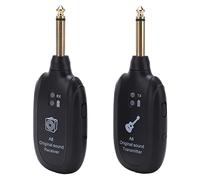 RiToEasysports Portatile Wireless Guitar Pickup System Risposta in Frequenza Piena Tempo di Uso Lungo per Eventi All'aperto Plastica Nero