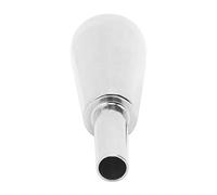 RiToEasysports Punta a Tromba in metallo dai colori vivaci per una lucentezza duratura, si adatta alla maggior parte degli altoparlanti standard, accessorio per prestazioni (SILVER)