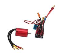 RiToEasysports RC Brushless Motor ESC Combo da 3600kV Motore Brushless 35A ESC con Opzioni Programmabili in Lega di Alluminio CNC per 1/14 1/16 Auto RC