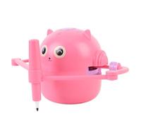 RiToEasysports Robot da Disegno, Robot da Disegno Automatico Intelligente con 100 Parole Interazioni Magiche Pittura Dipinto Giocattoli per Bambini (ROSEO)