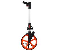 RiToEasysports Ruota di Misurazione 0 a 9999,9 M o Ft con Conteggio Meccanico degli Ingranaggi, Design Solido della Maniglia per Lavori di Rilevamento del Territorio su Marciapiedi Stradali