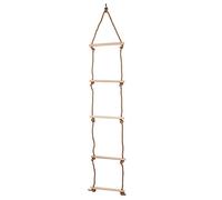 RiToEasysports Scalabing Corda a Corda Ladro in Legno Swing Ladder Kids Fitness Scala Regolabile Regolabile 175 Cm Lunghezza di Sospensione 300 kg di Peso di Peso per Esterno Gioca a Casa Cortile