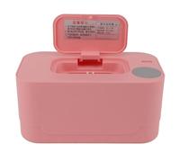 RiToEasysports Scaldasalviette Portatile e Dispenser con Controllo Intelligente della Temperatura per Neonati, Ideale per la Casa e il Viaggio, Dimensioni Compatte, 330 G (Temperatura costante rosa)