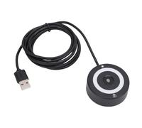 RiToEasysports Scanner Biometrico per Lettore di Impronte Digitali USB con Tocco a 360 Gradi per 10 11, Dispositivo di Sicurezza Portatile con Luce RGB ABS per Autenticazione Accesso Multiutente