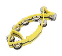 RiToEasysports Serie Doppia a Forma di Addome per Bambini Jingles Percussion for Early Music Training and Kindergarten, Toys Rhythm Strument Musical Strument per Bambini (YELLOW)