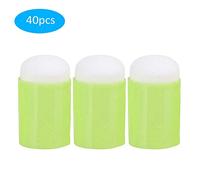 RiToEasysports Set Artistico per Timbri a Inchiostro con Spugne per, per Disegno Artigianale e Pittura con le - 40 Pezzi Rosa Giallo Viola Verde, Ideali per Artisti e Artigiani (Verde moka)