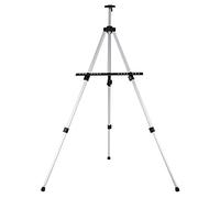 RiToEasysports Set di Cavalletti Pieghevoli in Metallo Argentato con Raschietto, Supporto da Esposizione per Presentazioni in Ufficio, Supporto per Tavolo da Disegno Artistico per Uso Interno