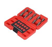 RiToEasysports Set di Estrattori per Viti Multi-spline per Viti Rotte Strumento per la Rimozione dei Bulloni Spirale Sinistra 10 Pezzi