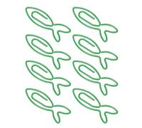 RiToEasysports Set di Graffette per Ufficio a Forma Carina, Decorative Leggere per la Scuola, Graffette in Metallo da 100 Pezzi per Scrapbooking per L'home Office (Pescare)