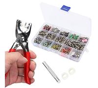 RiToEasysports Set di Macchine da Cucire per Macchine da Stiro per la Produzione di Indumenti di Cotone, Elementi di Fissaggio Solido 804 Pezzi in 10 Colori