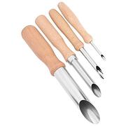 RiToEasysports Set di Strumenti di Argilla in Ceramica Professionale di 4 pezzi. Legno in Legno per Artisti Che Cercano Sfide